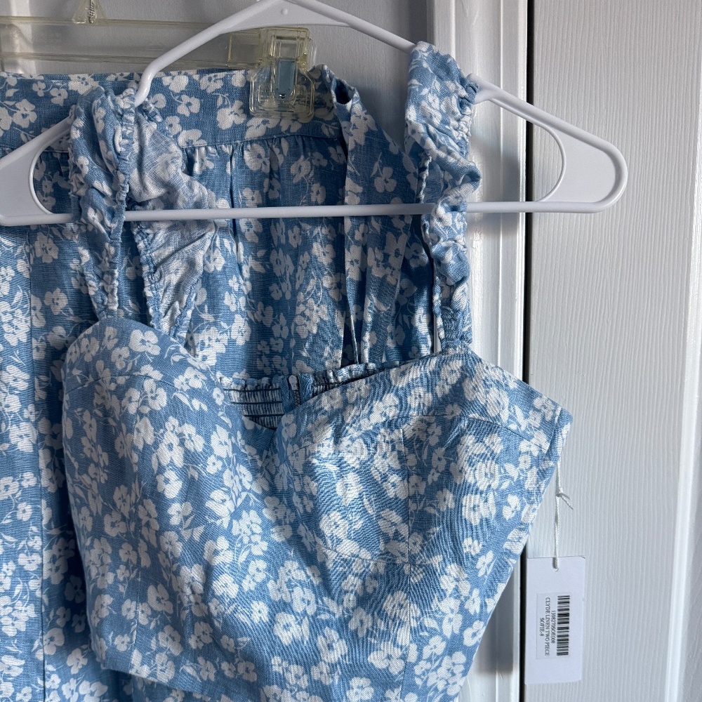 NWT Reformation Clyde Linen Two Piece